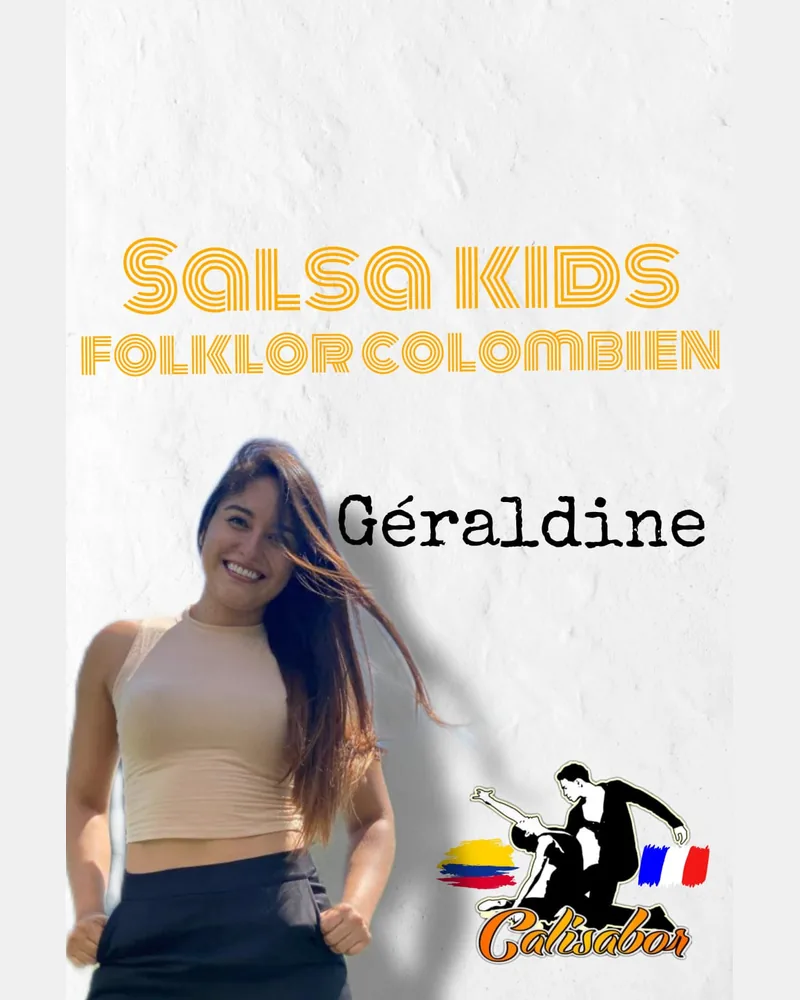 Portrait de Géraldine, professeure de ladies styling et de folklore colombien