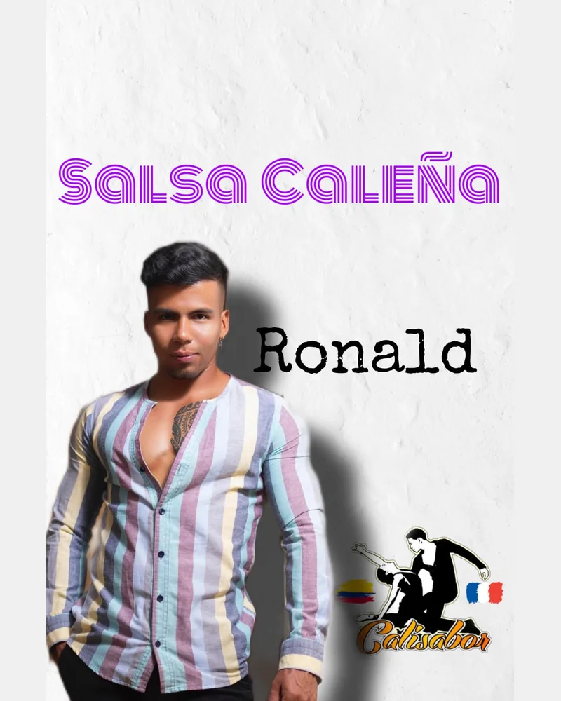 Portrait de Ronald, professeur de salsa caleña à Calisabor