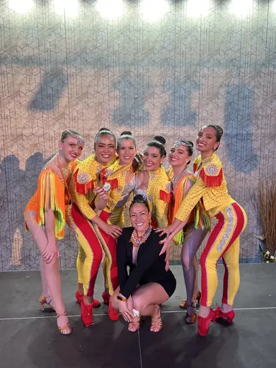 Championnat d'Europe de salsa caleña, 2025 : l'équipe féminine