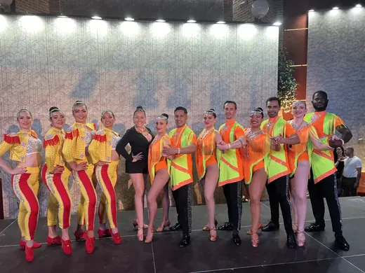 Championnat d'Europe de salsa caleña, 2025 : la troupe sur scène