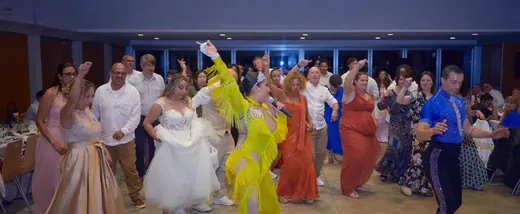 La piste, lors d'un mariage